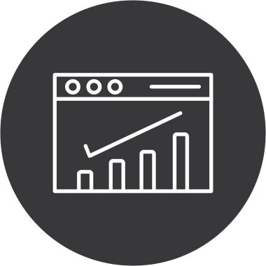 Seo simgesinin vektör illüstrasyonu