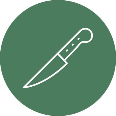 Bıçak. Web simgesi basit illüstrasyon