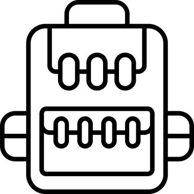 Araç kiplerinde çanta çanta simgesi - ulaşım kategorisi