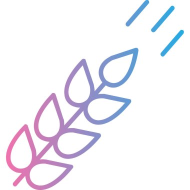 Buğday. Web simgesi basit illüstrasyon