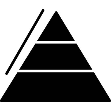 üçgen vektör simgesi, modern biçim