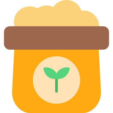 yiyecek, meyve, saglikli simge, düz tarzda.