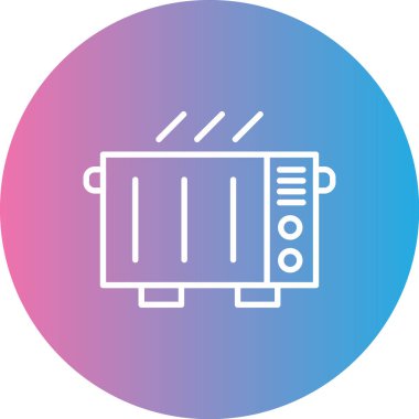 Veri sunucu simgesinin vektör illüstrasyonu