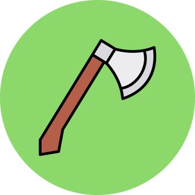 Axe vektör simgesi modern basit tasarım illüstrasyonu