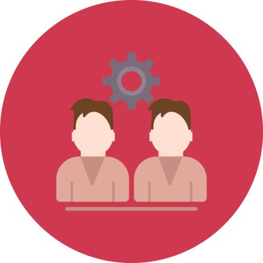 İnsanlar illüstrasyon vektörü, modern biçim