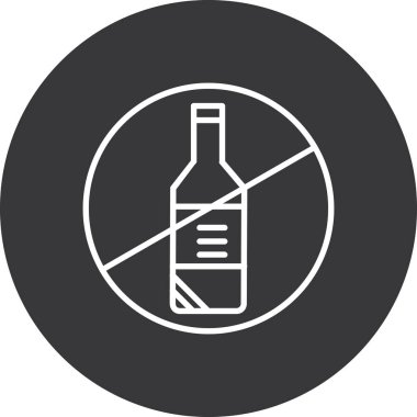 vektör şarap simgesi illüstrasyonu