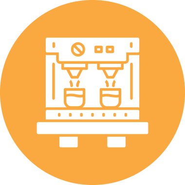 Kahve makinesi. Basit resimleme