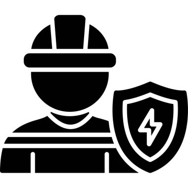 Hacker simgesi vektör illüstrasyonu