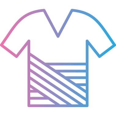 shirt web simgesi vektör illüstrasyonu