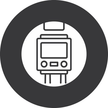 Basit ve minimalist uygulama simgesi, vektör simgesi