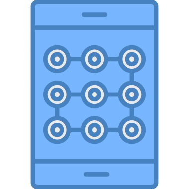 Akıllı telefon. Web simgesi basit illüstrasyon