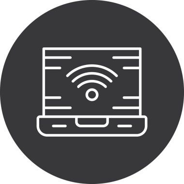 vektör dizüstü simgesi illüstrasyonu