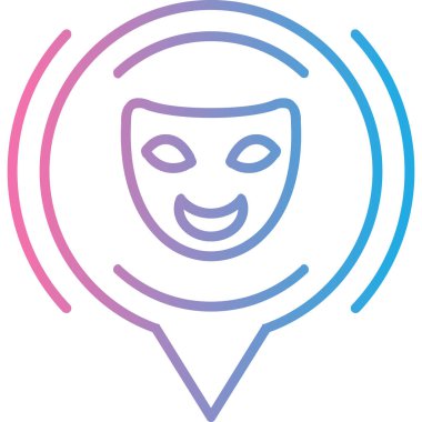 yüz maskesi vektör çizimi