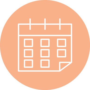 Modern simgenin vektör illüstrasyonu