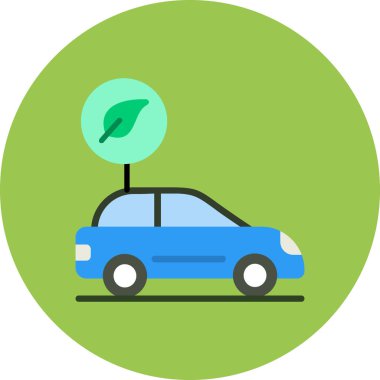 Kişisel ve ticari kullanım için araba vektör simgesi simgesi vektör çizimi..