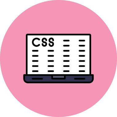 Web tasarım geliştirme simgesi, vektör illüstrasyonu