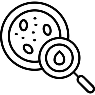 Arama simgesi vektör illüstrasyonu