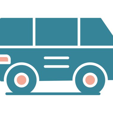 Araç. Web simgesi basit illüstrasyon