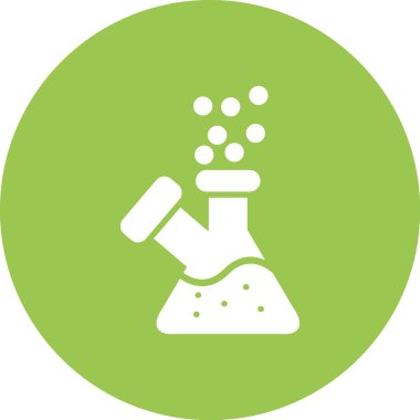 Kimya matarası vektör simgesi