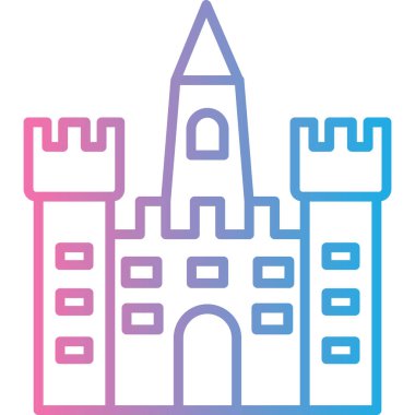 Bina. Web simgesi basit tasarım