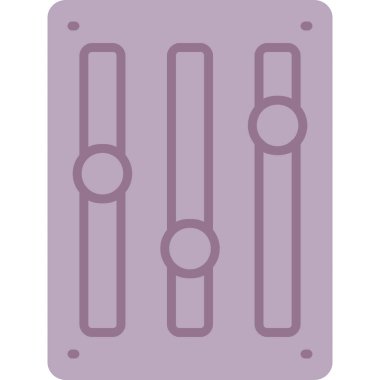 Sunucu. Web simgesi basit illüstrasyon