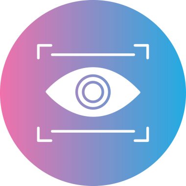 Göz simgesi vektör illüstrasyonu