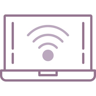 Bilgisayar. Web simgesi basit illüstrasyon