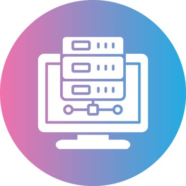 vektör lcd ağ simgesi