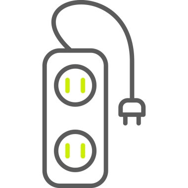 Fiş simgesi. Web için dolgu vektör simgelerinin özet çizimi