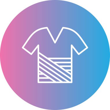 Modern ikonun giysi eksikliğinin vektör illüstrasyonu