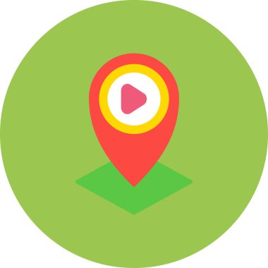 Harita işaretleyici vektör simgesi