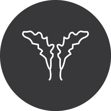 Bir insan gövdesi simgesinin vektör illüstrasyonu