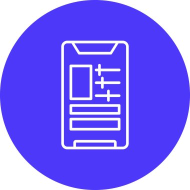 Dosya biçim simgesinin vektör illüstrasyonu