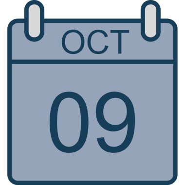 Takvim simgesi, basit illüstrasyon tasarımı