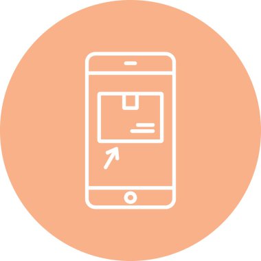 cep telefonu simgesi, modern vektör illüstrasyonu