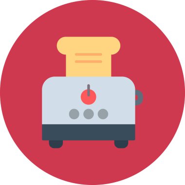 yiyecek düz vektör simgesi