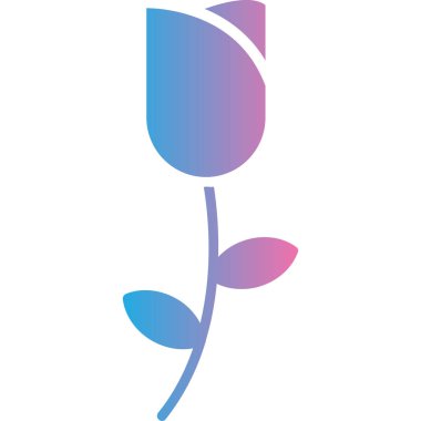 çiçek vektör illüstrasyon simgesi