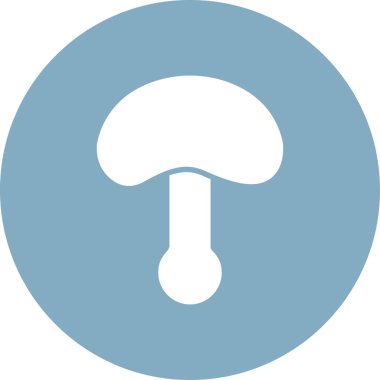 Mantarlar. Web simgesi basit illüstrasyon