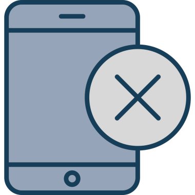 akıllı telefon simgesi vektör illüstrasyonu