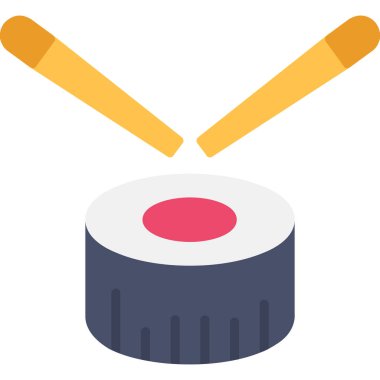 bir paletin düz simge tasarımı