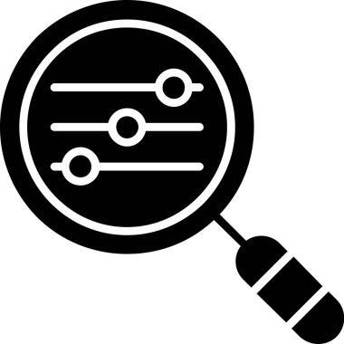 Ara. Web simgesi basit tasarım