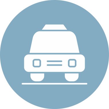 Araba ikonu. Basit resimleme