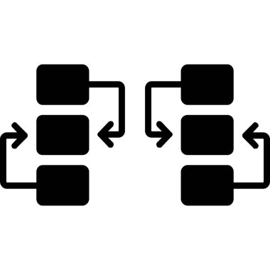 ağ vektör simgesi, modern biçim