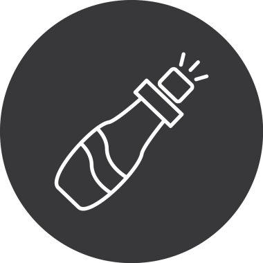 Resim şişesi simgesi, modern stil