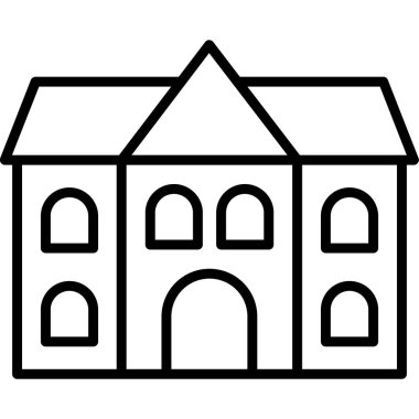 Ev. Web simgesi basit tasarım