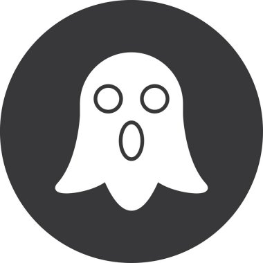 hayalet simgesi vektör illüstrasyonu