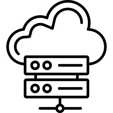 Bulut Depolama Simgesi Vektör Özeti ResmiComment