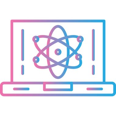 Bilim simgesi, vektör illüstrasyonu