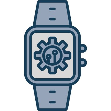 izle simge vektör illüstrasyonu