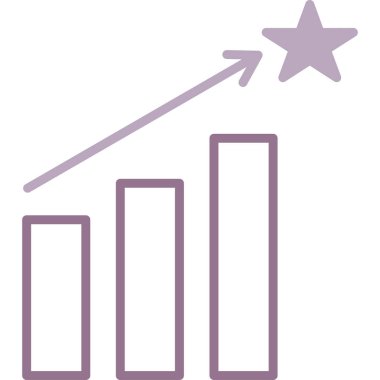 Modern bir iş simgesinin vektör illüstrasyonu